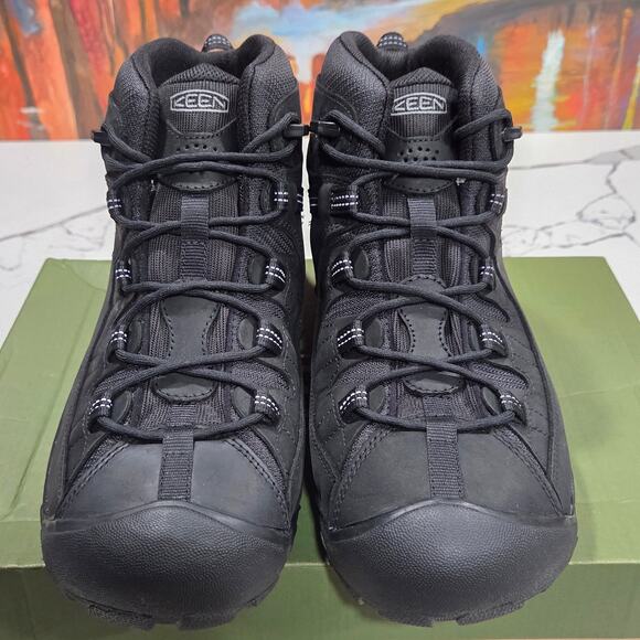 Keen Targhee II Mid Waterproof Size 11 Wide Men\'s Triple Black 1029104 main image 5